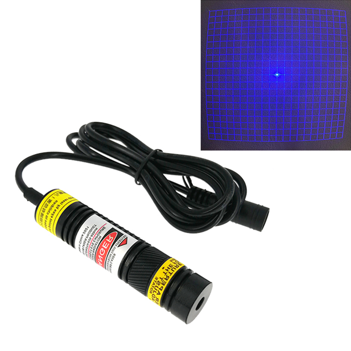 450nm 80mW Blue Laser Diode Module 20x20 Grid 3D Modeling Scanning Laser φ16*68mm - Click Image to Close